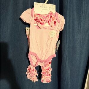 Milkberry Pink Baby Matching Set